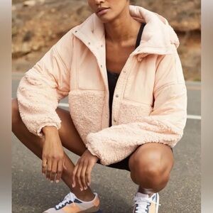 FP Movement by Free People Peach Adventure Awaits Fleece Jacket